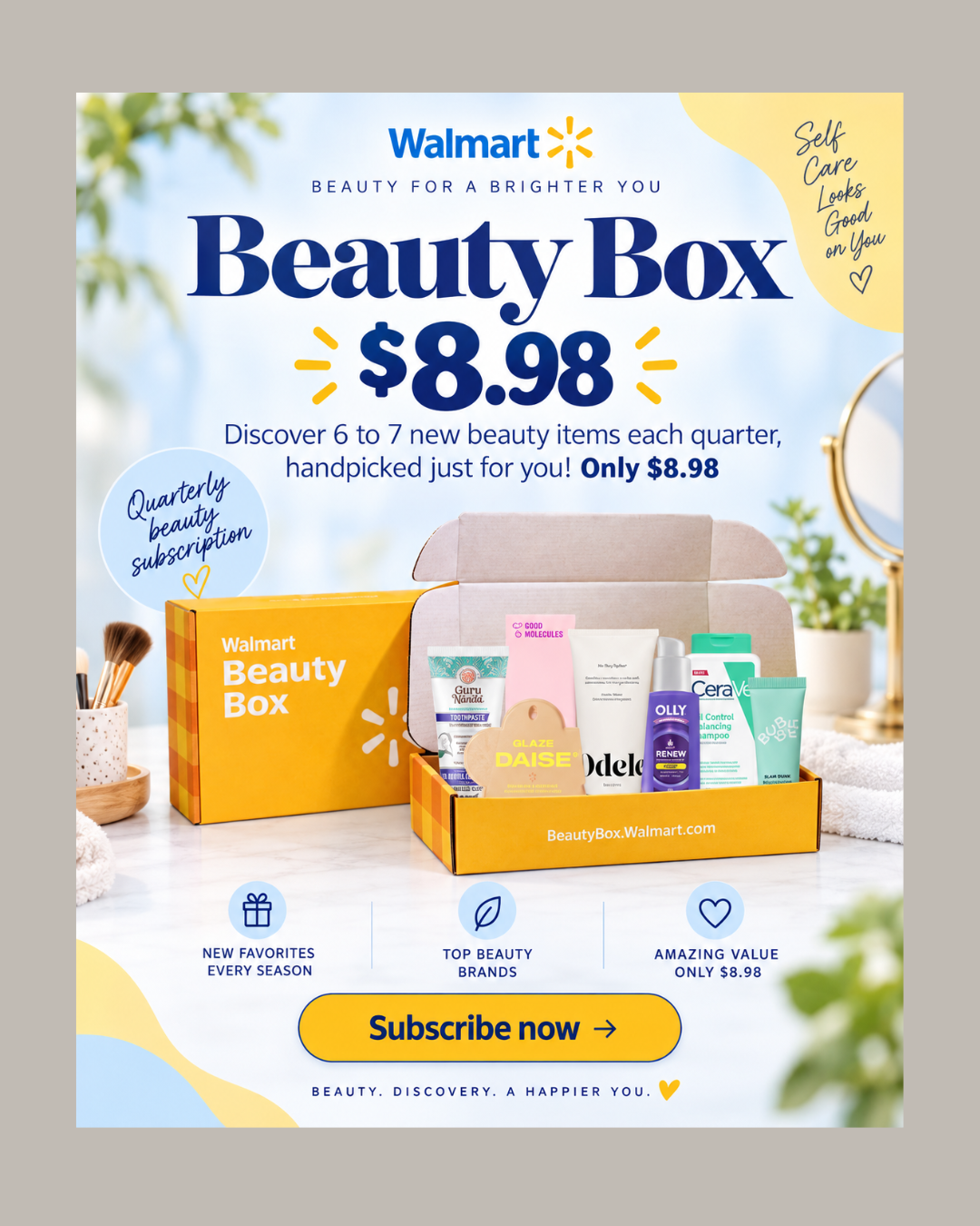 Walmart Beauty Box