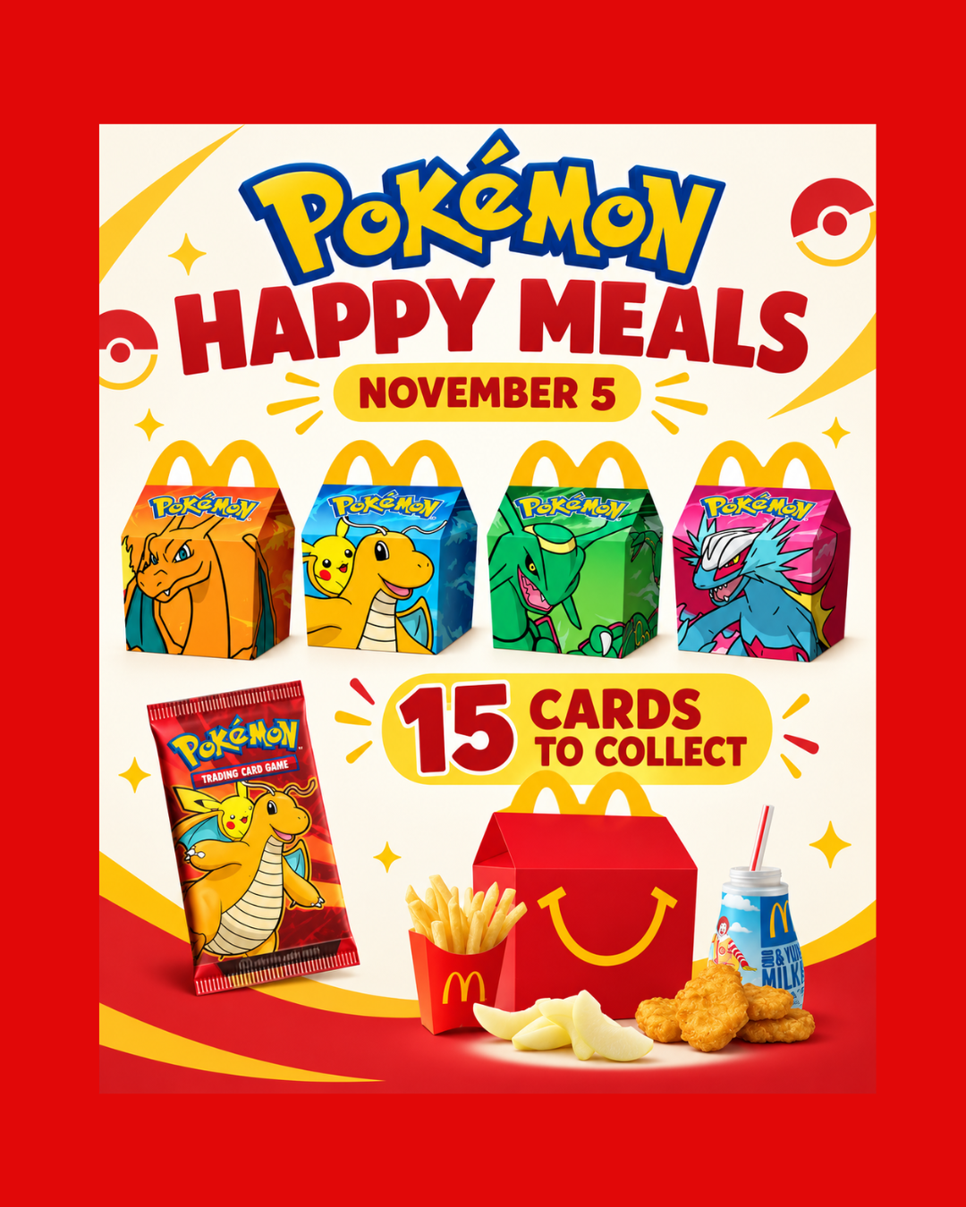 McDonalds Pokemon Happy Meal Nov. 5th
